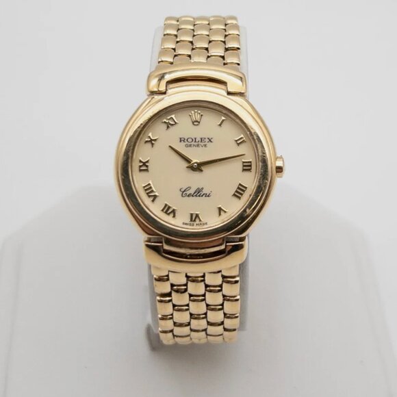 Rolex Accessories - RARE ROLEX CELLINI LADIES GOLD 18KT WATCH WOW!!!!